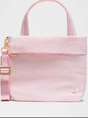lululemon athletica Pink on my level  Tote Bag small